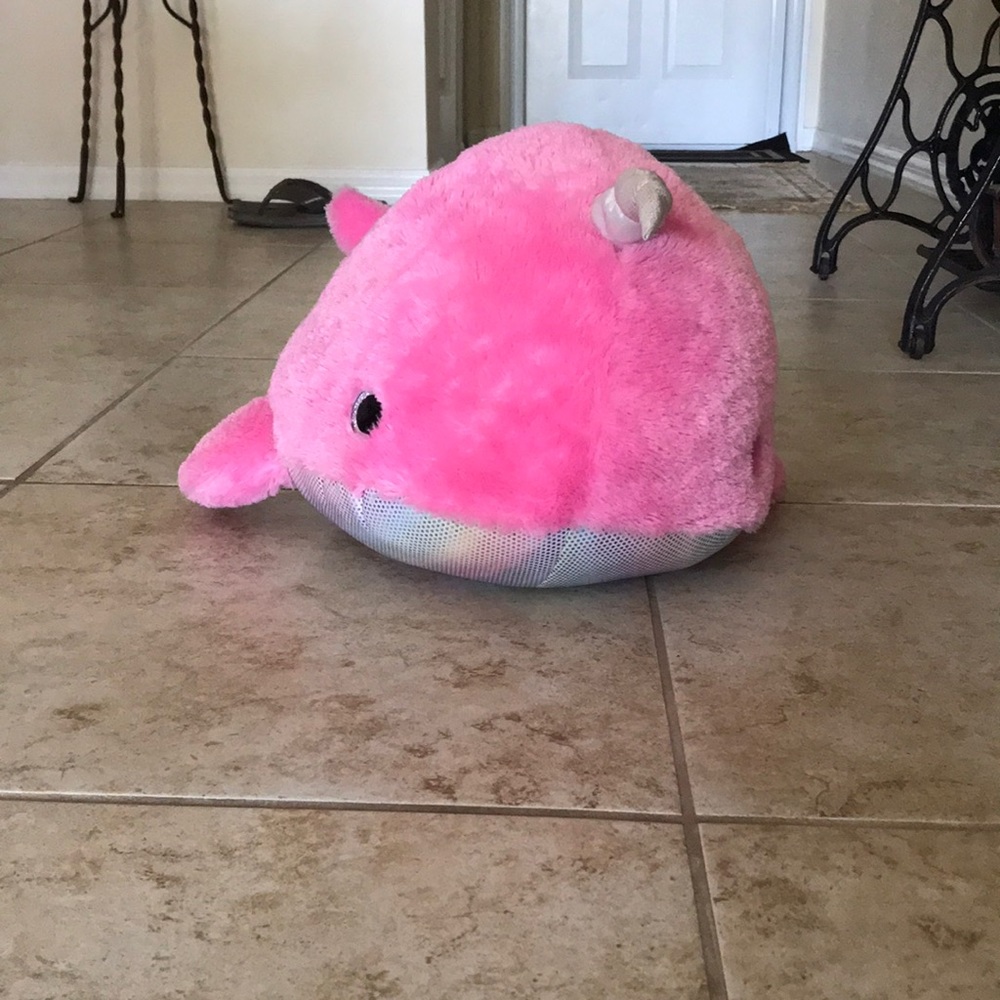 Giant narwal plushie